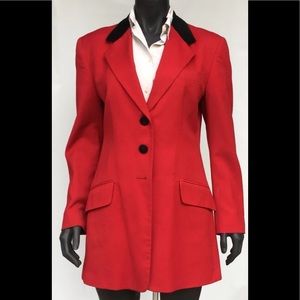 Burberry red blazer